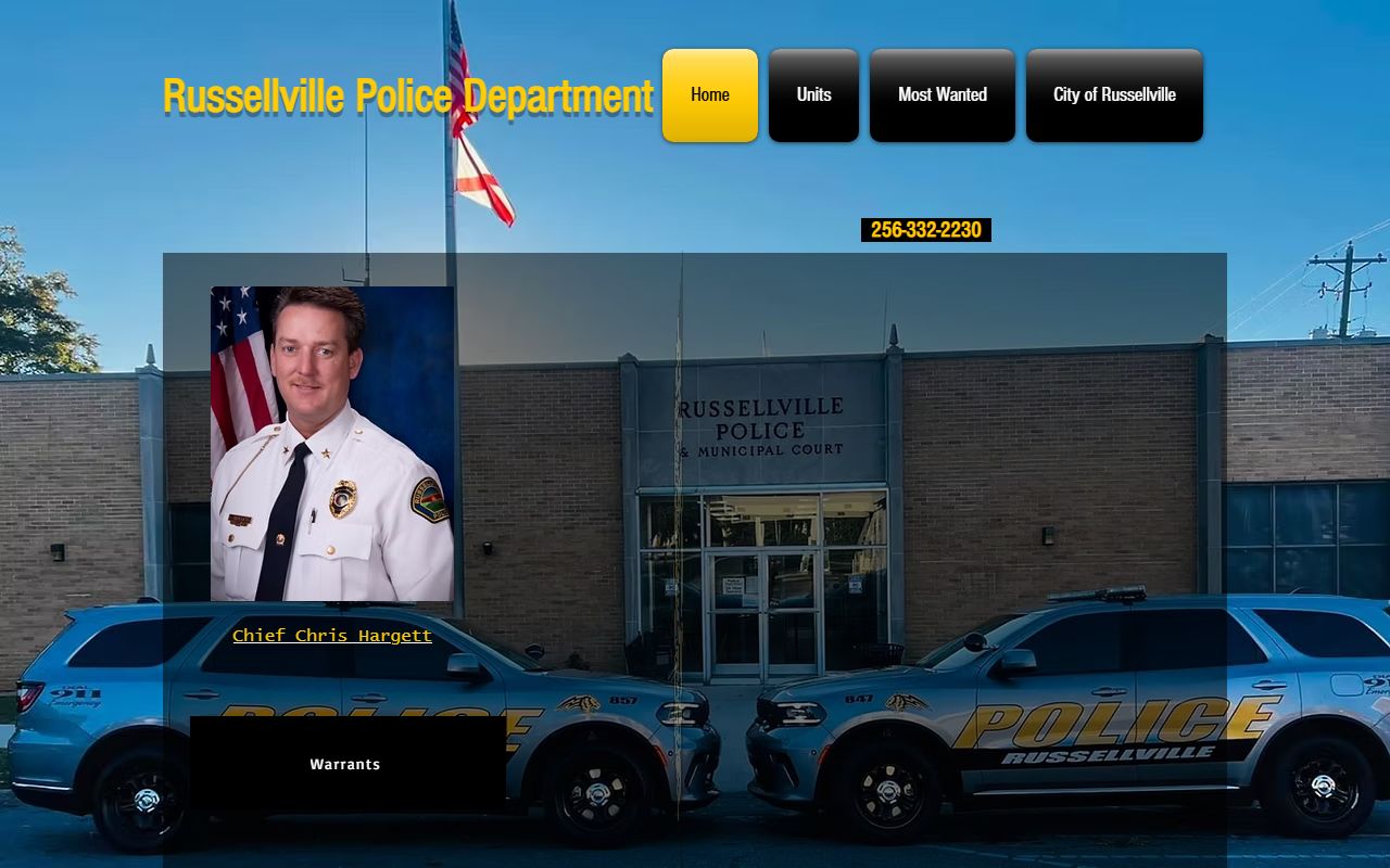 Russellville released inmates Russellville Police Department page