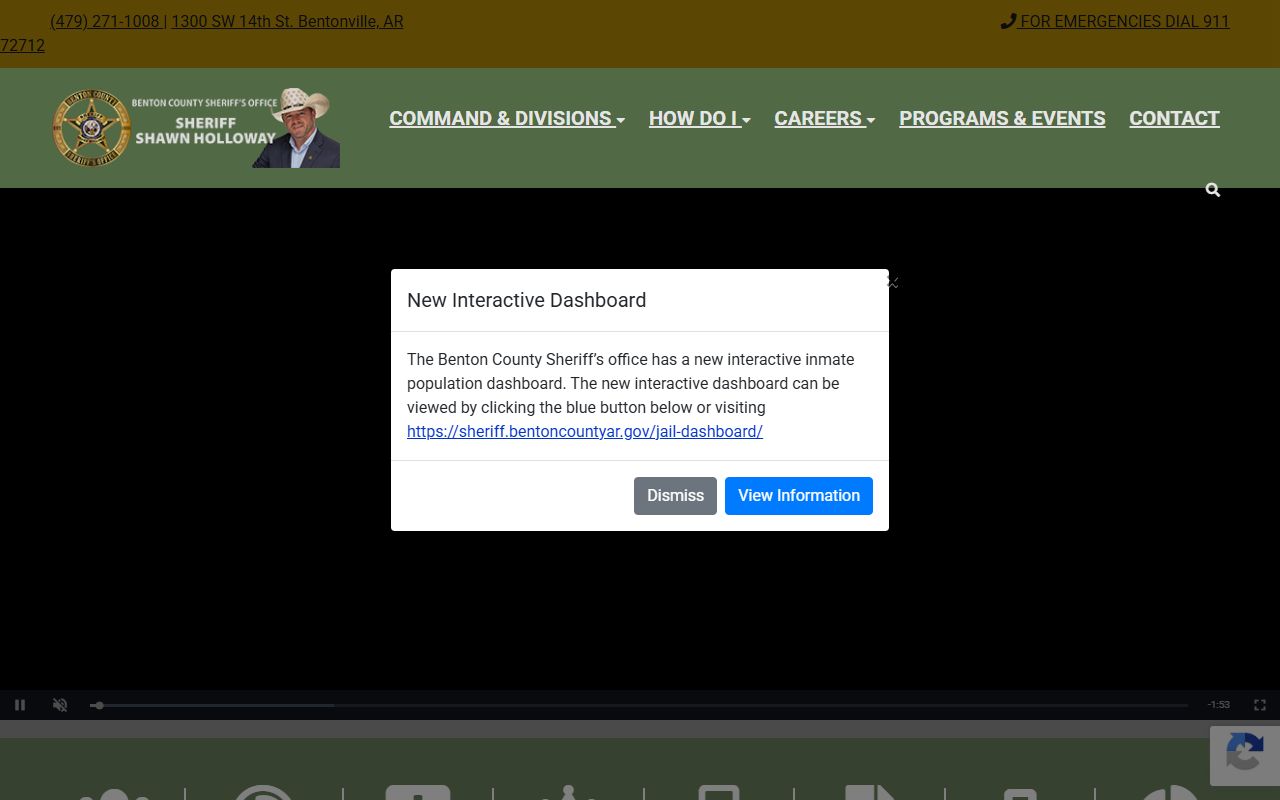 Benton County Sheriff's Office released inmates home page