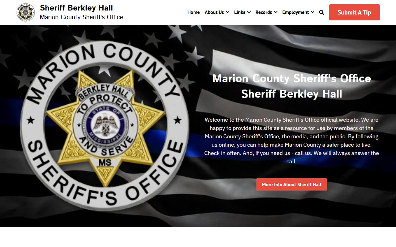 Marion County released inmates info on the sheriff's official page