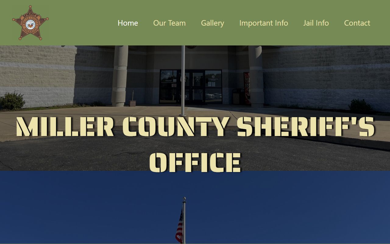 Miller County Sheriff released inmates page for Texarkana