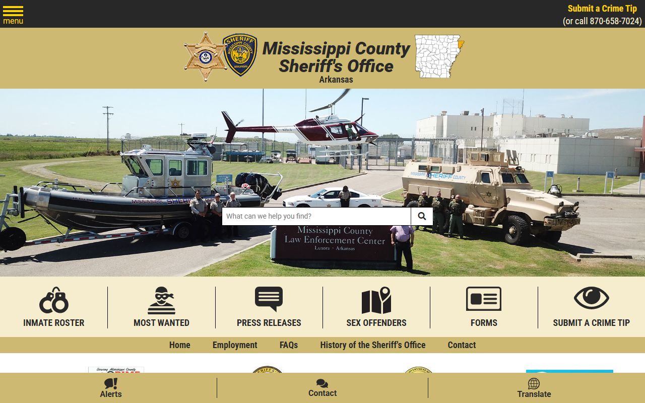 Mississippi County released inmates sheriff's office in Luxora