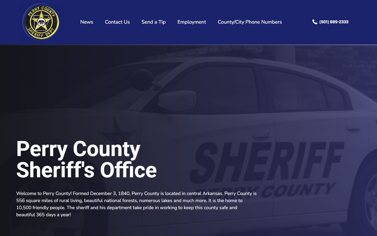 Perry County released inmates sheriff's office website in Perryville