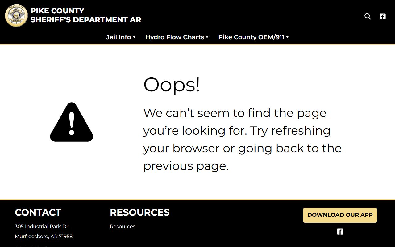 Pike County released inmates detainee information portal search