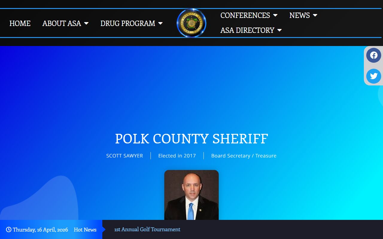Polk County released inmates sheriff profile via ASA